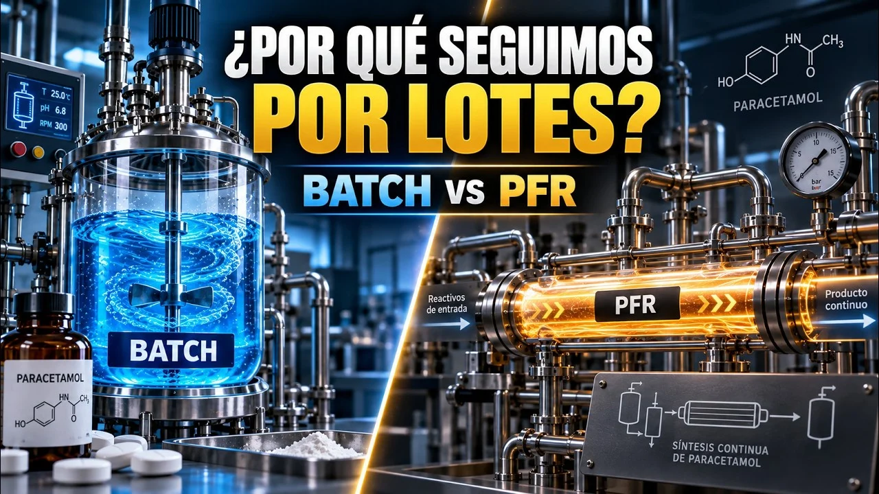 ¿Por qué seguimos fabricando medicamentos por lotes? Batch vs PFR